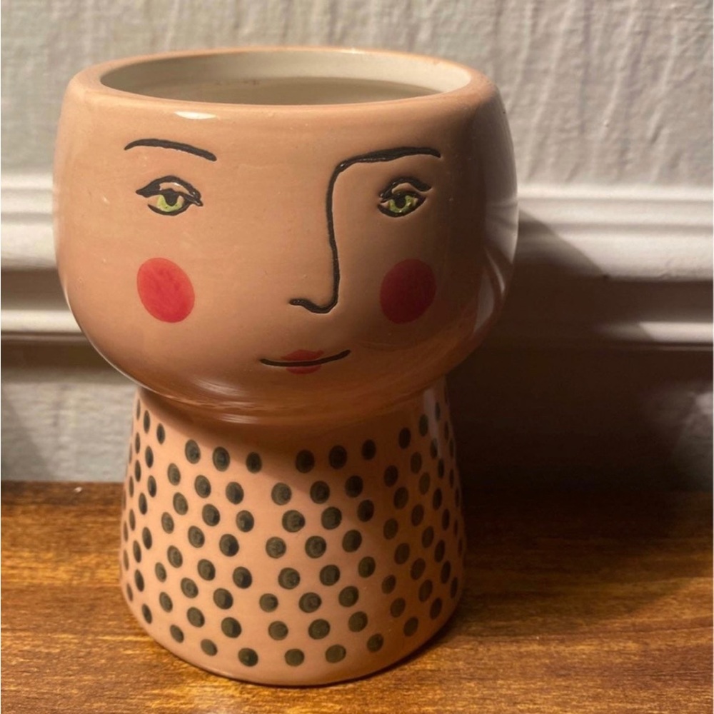 Target Opalhouse Stoneware Face Planter Pot Vase
